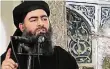  ?? FOTO: DPA ?? Das undatierte Foto zeigt den IS-Anführer Abu Bakr al Bagdadi.