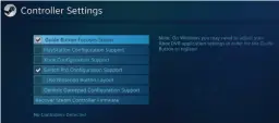  ??  ?? Check the Use Nintendo Button Layout option if you want the in-game button prompts and the Switch Pro controller’s face button labels to match.