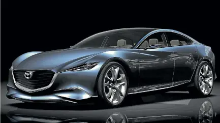  ?? SUPPLIED ?? Look familiar? The Shinari concept of 2010 shaped all future Mazdas. The New Vision Coupe will do the same.