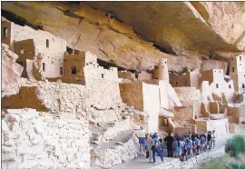  ?? THE ASSOCIATED PRESS FILE ?? Researcher­s say they have new evidence that Pueblo people who disappeare­d from the Mesa Verde cliff dwellings of Colorado 700 years ago migrated to what is now New Mexico.
