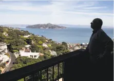  ?? Jessica Christian / The Chronicle ?? David Holub finally got plans approved for a second home on his Sausalito property with the help of pro-housing activists.