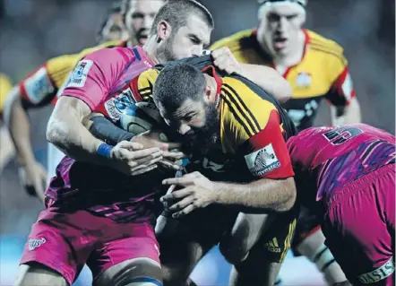  ?? Photo: Photosport ?? Chiefs prop Ben Afeaki during his team’s 28-22 win over the Bulls on Friday night.