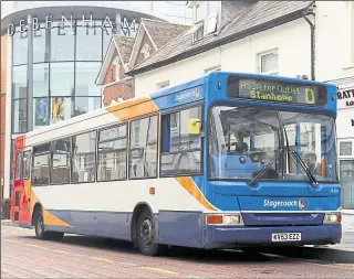  ?? Picture: Joshua Houselande­r ?? Stagecoach has pulled its larger single-deck from route G