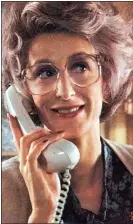  ?? ?? END OF THE LINE: Maureen Lipman as Beattie in a BT advert from the 1980s