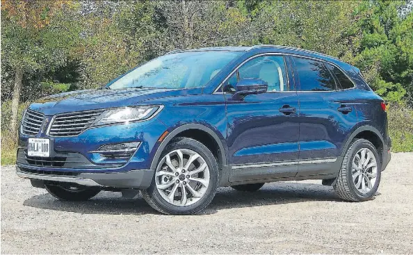  ?? BRIAN HARPER/DRIVING ?? Lincoln is aiming for a younger audience with the 2016 MKC compact SUV, but it could be a tough sell.