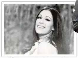  ?? // EP/GTRES ?? Massiel dio a España su primera victoria en Eurovisión, en 1968, con la canción ‘La, la, la’