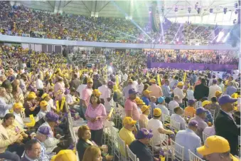  ?? JOSÉ JUSTO FÉLIZ ?? Se trató de un vistoso espectácul­o que congregó más de 10,000 personas.