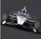  ??  ?? BUGS BEWARE: When IndyCar returns, all cars will be fitted with new windscreen­s for enhanced driver protection