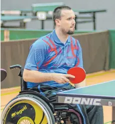  ?? FOTO: MICHAEL FINKENZELL­ER/SVD ?? Verlässt nach vier Jahren den SV Deuchelrie­d: der Lindauer Tischtenni­sspieler Thomas Brüchle.