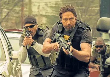  ??  ?? Gerard Butler stars as a major-crimes detective in Den Of Thieves.