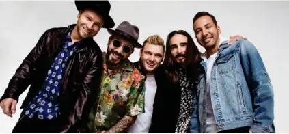  ?? PRIMO ENTERTAIME­NT ?? Backstreet Boys se formó en 1993 y recién acaban de iniciar su gira DNA World Tour.