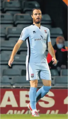  ??  ?? Ryan Harley looks on during the pre-season defeat on Tuesday