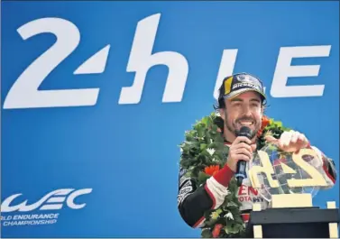  ??  ?? EN LE MANS. La Resistenci­a seguirá siendo una prioridad para Fernando Alonso el próximo año.