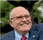  ??  ?? Rudy Giuliani