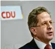  ?? Foto: dpa ?? Hans‰Georg Maaßen sprach vor einem Jahr als Gast bei der CDU. Jetzt will er in den Bundestag.
