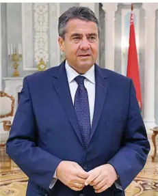  ?? FOTO: NIKOLAI PETROV/DPA ?? Sorgte mit seinen Äußerungen zur Libanon-Krise für einen diplomatis­chen Eklat: Bundesauße­nminister Sigmar Gabriel.