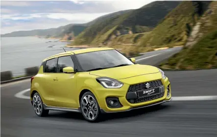  ??  ?? Boosterjet 1.4-litre turbo engine adds 70Nm to Swift Sport and weight is down by 80kg.