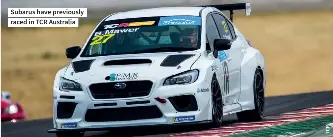 Whorton Eales To Race Subaru Tcr Car With Jamsport In 22 Pressreader