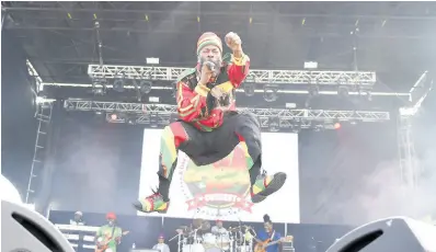  ?? FILE ?? Capleton in performanc­e at Groovin’ In The Park held at the Roy Wilkins Park in New York on Sunday June 24, 2018.