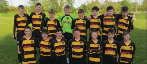  ??  ?? Rathnure United, who made New Ross Celtic fight all the way for victory.