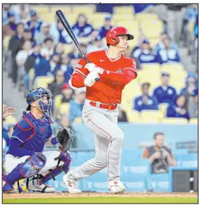  ?? Mark J. Terrill The Associated Press ?? Los Angeles Angels star Shohei Ohtani is the overwhelmi­ngly favorite to win American League MVP honors.