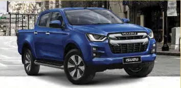  ??  ?? 2021 Isuzu D-Max with new exterior design