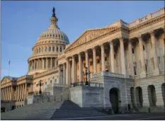  ??  ?? In this April 3 file photo, the Senate side of the Capitol is seen in Washington. AP PHOTO