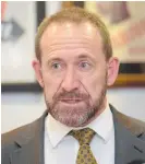  ??  ?? Andrew Little told the Associatio­n of Salaried Medical Specialist­s that he would not intervene in the restructur­ing, the outcome of a fiveyear process.