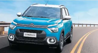  ?? CITROËN ?? Vitaminado. Embora tenha porte de hatch, desenho cria a sensação de que o carro é grande