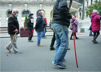  ?? EUROPA PRESS ?? La pandemia ha dejado plano el aumento anual del número de pensiones