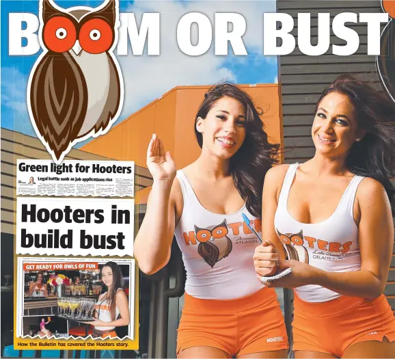  ??  ?? How
the Bulletin
has covered the Hooters story.