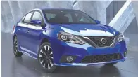  ??  ?? Nissan Sentra. El renovado sedán llegará a mitad de año.