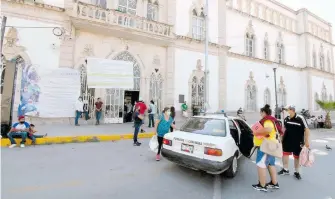  ?? ORACIO CHÁVEZ ?? Tocó ayer visita de la mandataria estatal al Hospital Central