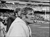  ?? The Associated Press ?? George Blanda was selected as both a quarterbac­k and kicker in the first fantasy football league draft in 1962.