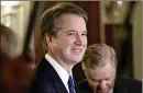  ?? OLIVIER DOULIERY / ABACA PRESS ?? Kavanaugh will need every vote he can get in order to be confirmed to the U.S. Supreme Court.