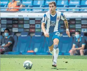  ?? FOTO: GERARD FRANCO ?? Adri Embarba fue uno de los mejores del Espanyol en el tramo final de curso