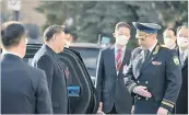  ?? EFE ?? Xi Jinping (I) fue recibido con honores en el primero de los tres días de visita al Kremlin.