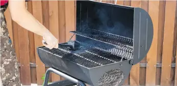  ??  ?? Before you start up your backyard barbecue this season, ensure that it gets a thorough cleaning and that it’s safe to use.