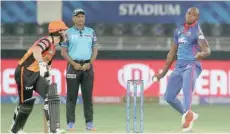  ?? — BCCI ?? Kagiso Rabada of Delhi Capitals in action.