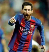  ??  ?? Barça Leo Messi, 29 anni, argentino di Rosario (Afp)