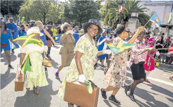  ?? CONTRIBUTE­D ?? A Windrush Day street parade in Hackney, east London celebrates the Windrush generation.