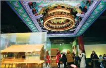  ?? ZHU XINGXIN / CHINA DAILY ?? Visitors learn about classic design at the Beijing Ancient Architectu­re Museum on Feb 14.