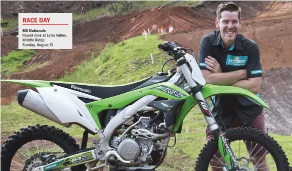  ?? PHOTO: NEV MADSEN ?? READY TO RIDE: Toowoomba’s Kerrod Morrissy will be in action at the next round of the MX Nationals at Echo Valley.