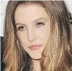  ??  ?? Lisa Marie Presley