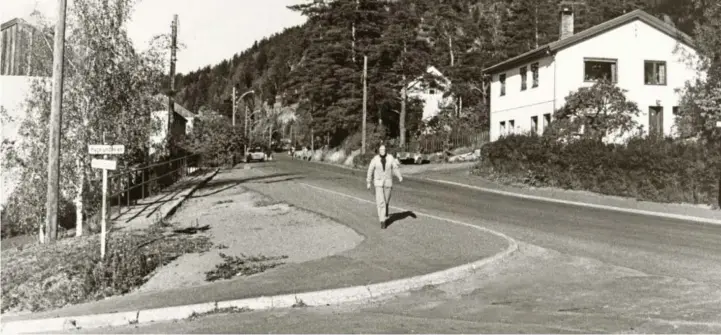  ?? Foto: Ukjent/arbeiderbl­adet ?? Bergensvei­en i 1979.