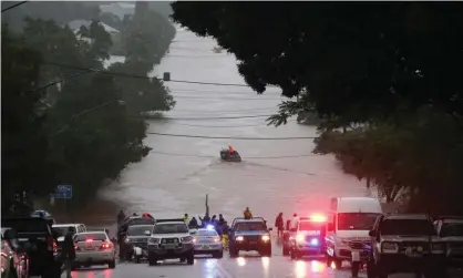  ?? Photograph: Reuters ?? Flooding in the town of Lismore, New South Wales. The latest Intergover­nmental Panel on Climate Change report found catastroph­ic flooding is becoming more likely due to global warming.