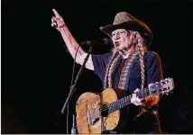  ?? SUZANNE CORDEIRO FOR AMERICAN-STATESMAN ?? Willie Nelson puts his spin on classic Frank Sinatra tunes on his newest album.