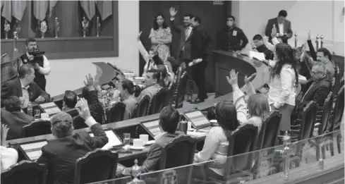  ?? FOTO: DEBATE ?? La dirigencia del PAN Sinaloa se pronunció a favor de separar comisión en el Congreso.