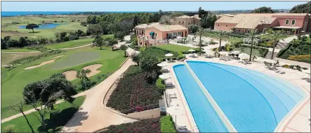  ??  ?? The five-star Donnafugat­a Golf Resort & Spa is said to offer the best 36 holes in Sicily.