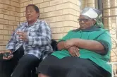  ?? /NOMAQHAWE MTEBELE ?? Norah Moahloli and Bella Mokhutle of Brandfort remember Winnie Madikizela­Mandela.